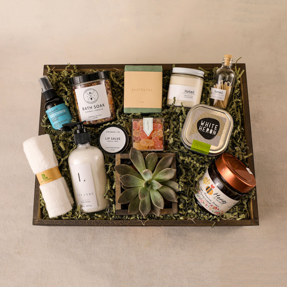 Ultimate Gift Baskets, Gift for Her - 16 piece self care gift box – Little  Flower Soap Co